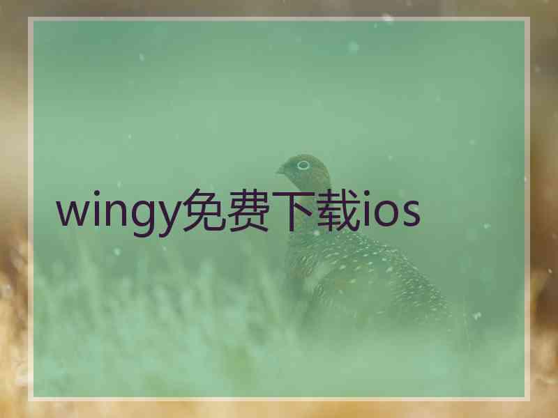 wingy免费下载ios