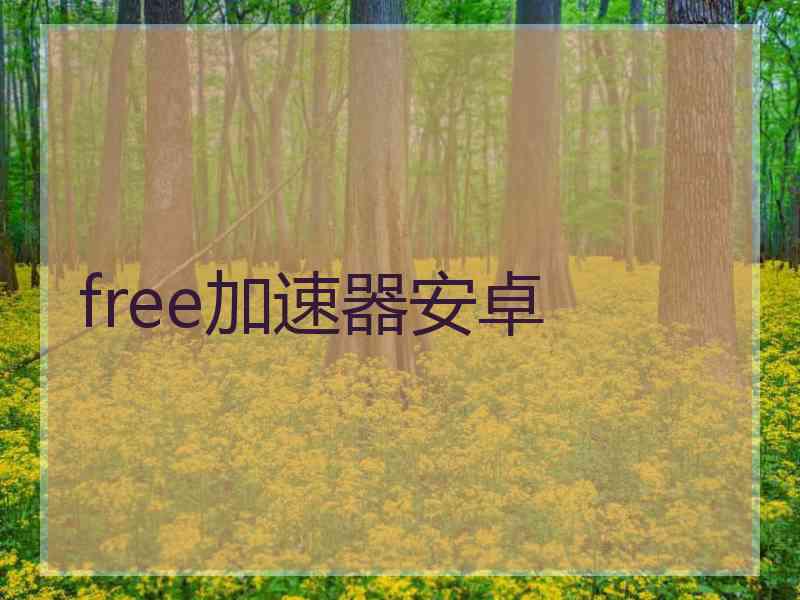 free加速器安卓