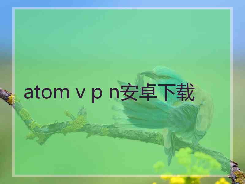 atom v p n安卓下载