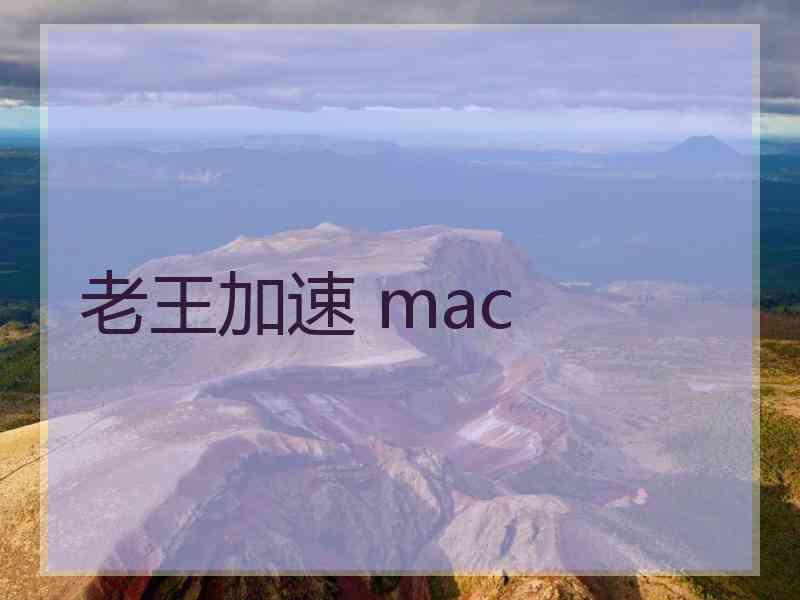 老王加速 mac